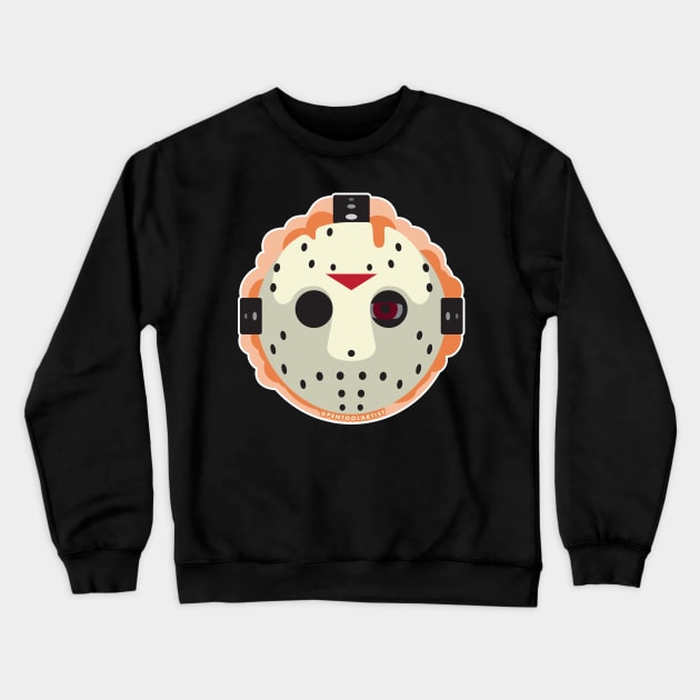 Cute Little Jason Crewneck Sweatshirt by pentoolarts